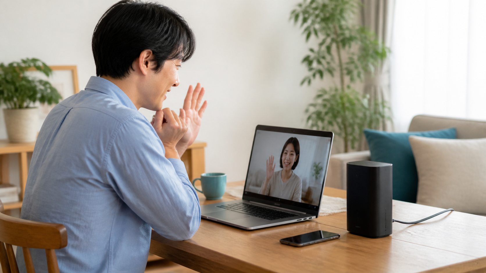 WiMAX記事の利用イメージ｜ビデオ通話はどれくらいギガを使う？自宅Wi-Fiを選ぶポイント