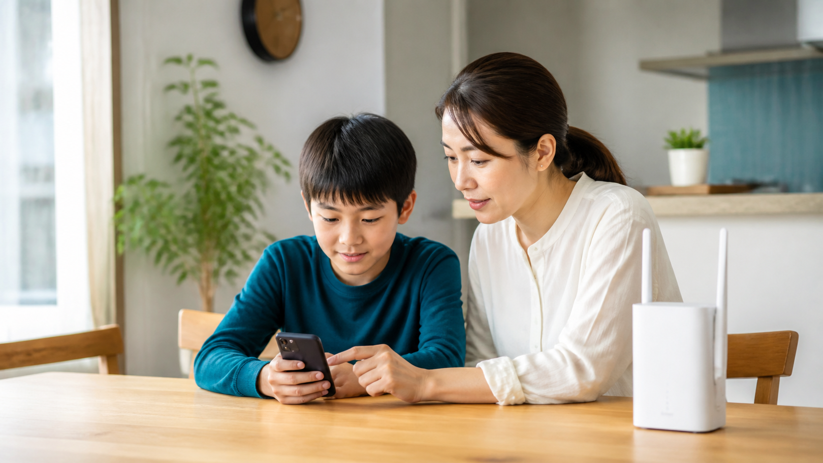 WiMAX記事の利用イメージ｜子どものスマホにWi-Fiを使わせる注意点