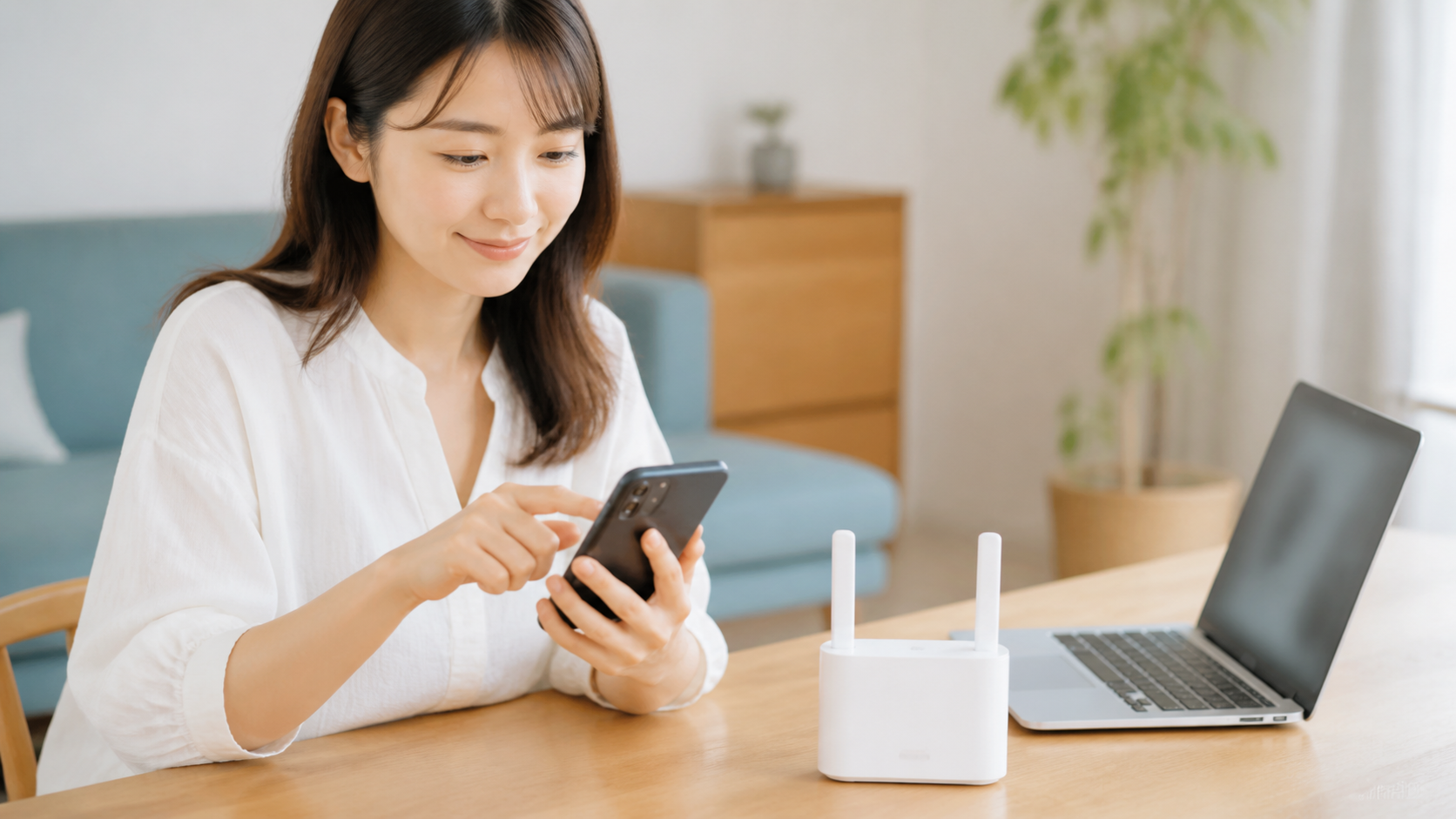 WiMAX記事の利用イメージ｜スマホの写真バックアップでギガが減る？Wi-Fi同期の確認方法
