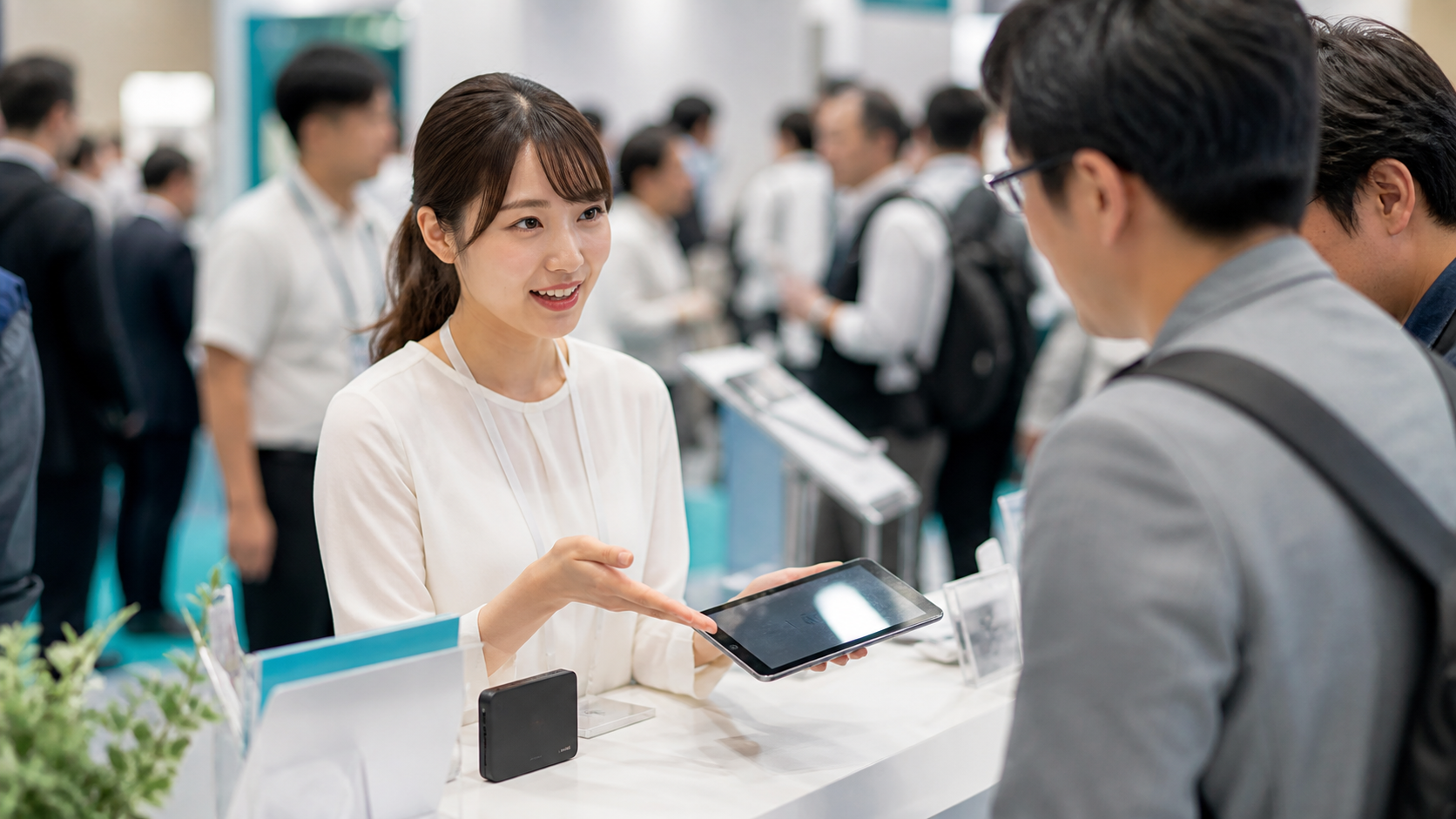 WiMAX記事の利用イメージ｜展示会ブースのWi-FiにWiMAXは使える？混雑と予備回線の準備