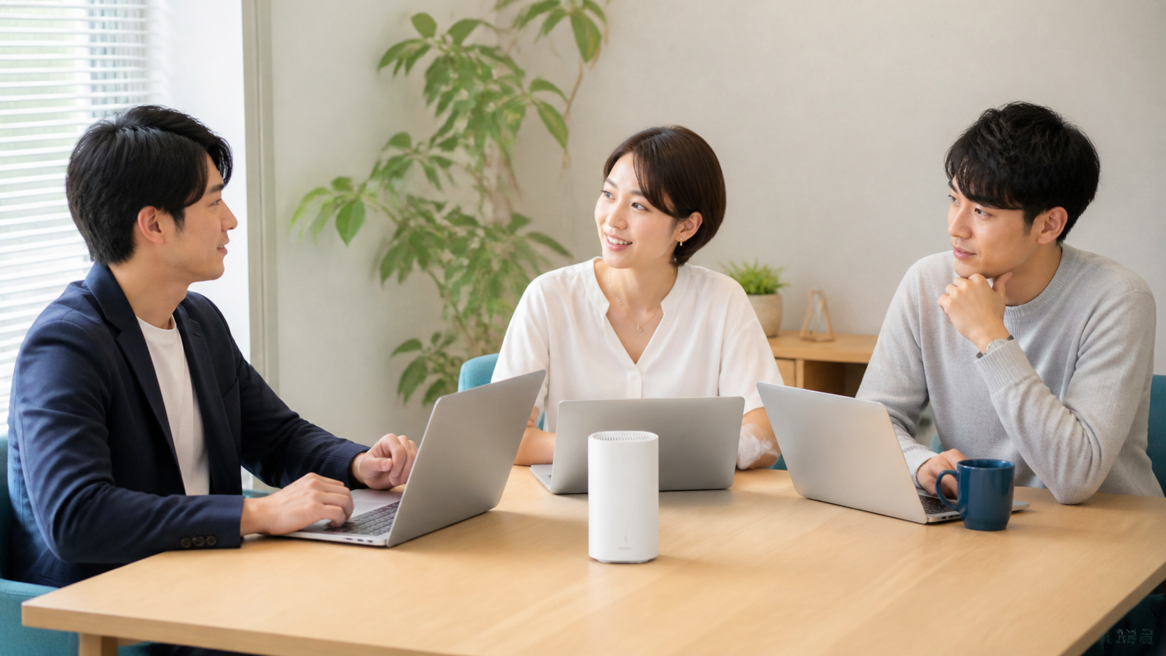 WiMAX記事の利用イメージ｜小規模オフィスの回線はWiMAXで足りる？人数・業務・予備回線で判断